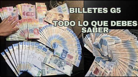 que son los billetes g5.